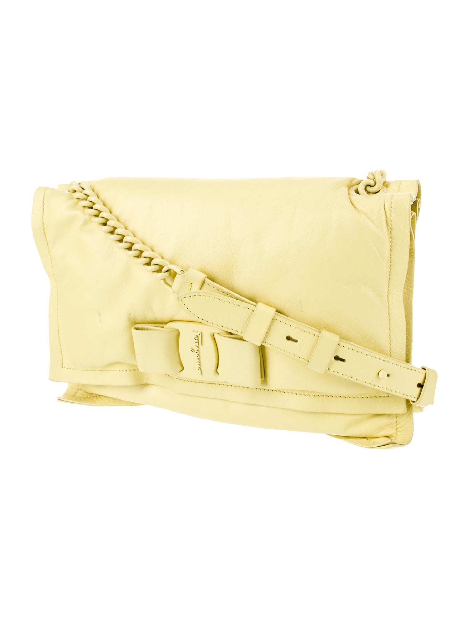 Ferragamo Leather Shoulder Bag